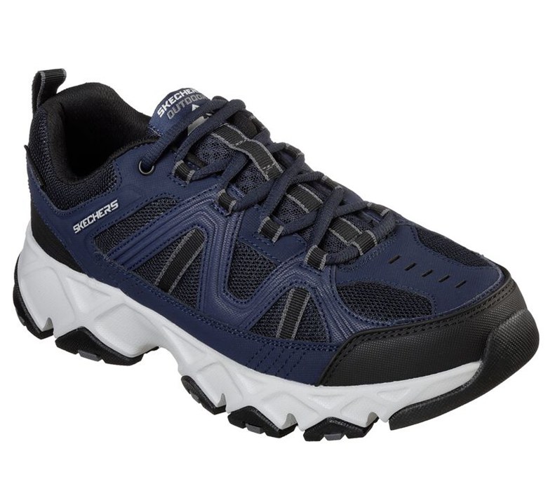 Skechers Relaxed Fit: Crossbar - Mens Sneakers Navy/Black [AU-AI8407]